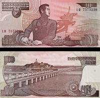 *10 Won Severná Kórea 1998, P41 UNC - Kliknutím na obrázok zatvorte -